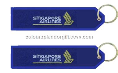 Wholesale Aviation Singapore Airlines Crew Keychain Key Chain Luggage Pilot Tags