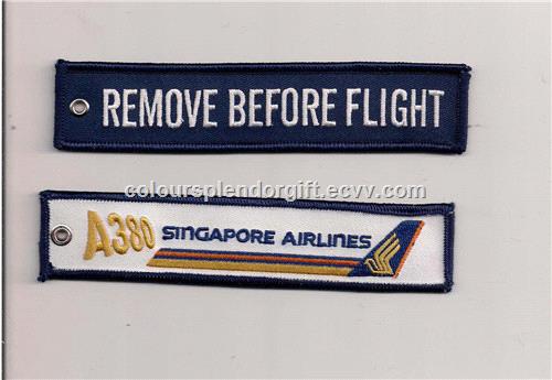 Wholesale Aviation Singapore Airlines Crew Keychain Key Chain Luggage Pilot Tags