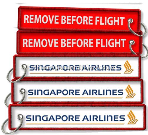 Wholesale Aviation Singapore Airlines Crew Keychain Key Chain Luggage Pilot Tags