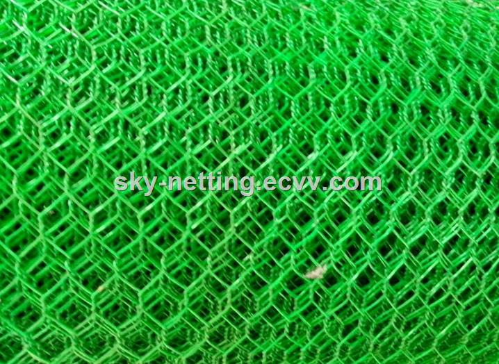 green PVC Coated Hexagonal chicken Wire Mesh