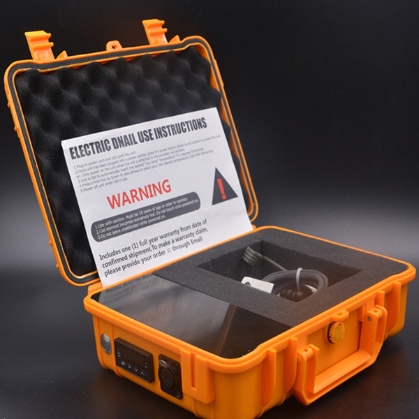 Dnail Kit with Pelican Case Digital PID Electronic Enail Dab Titanium E Nail Domeless