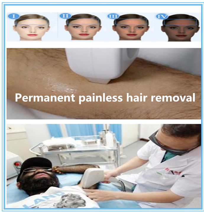 Vertical ipl rf hair removal skin care beauty equipment