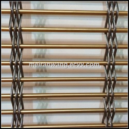 decorative Flat Crimpled MeshCrimped woven mesh
