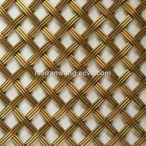 decorative Flat Crimpled MeshCrimped woven mesh