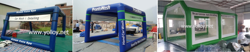 Inflatable Car Wash pad tent