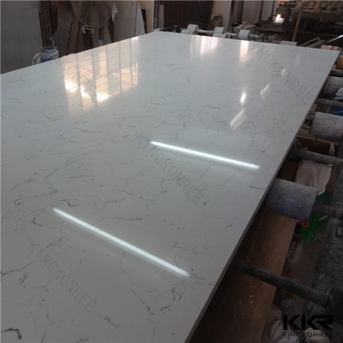 Carrara White 30mm Thickness Artificial Marble Quartz Stone