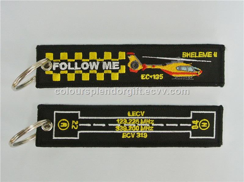 Wholesale Follow Me Remove Before Flight Key Chain Aviation Luggage Motorcycle Pilot Crew Bag