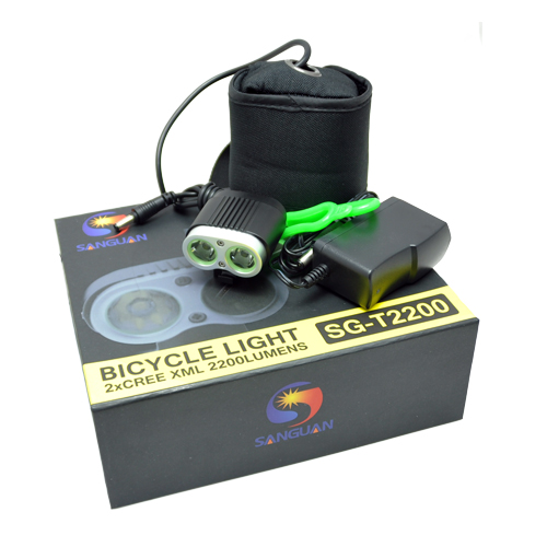 CREE XML U2 Smart Bicycle Headlight Helmet light SGT2200