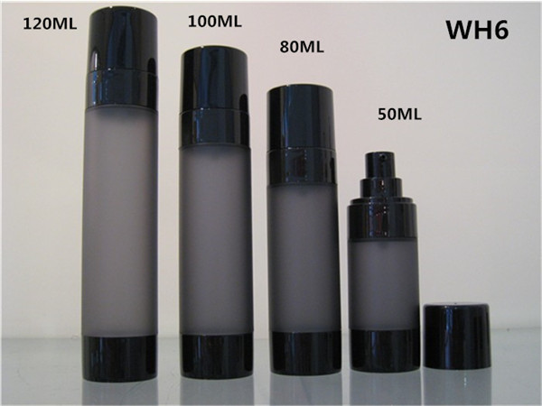 50ml 80ml 100ml 120ml black frosted cosmeric bottle for mens use