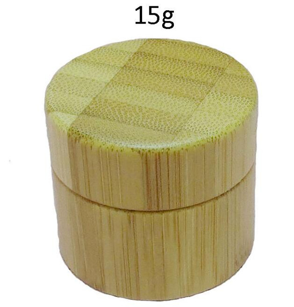 15gram 05 oz bamboo cosmetic Jar