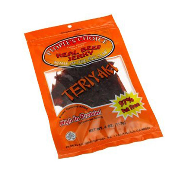 vacuum printed beef jerky and biltong tear notch
