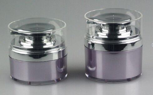 Download 30ml 1oz 50ml Cosmetic Airless Jar With Silver Pump From China Manufacturer Manufactory Factory And Supplier On Ecvv Com