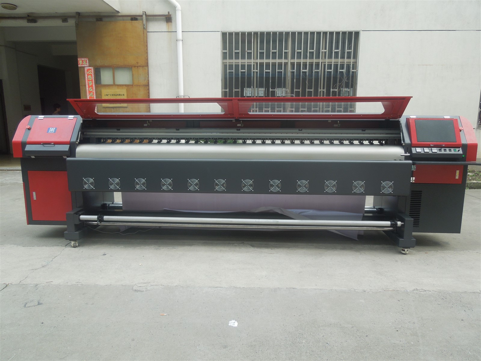 3 2m Solvent Printer Flex Banner Printing Machine With Konica