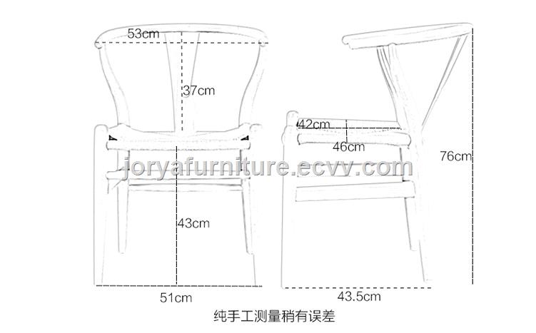 Y chair natural wood leisure chair ash solid wood dining chair oak hotel chair walnut desk chair