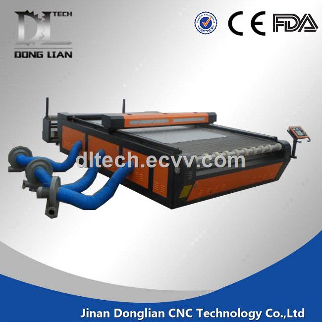 high precision fabric laser cutting machine cloth rolling co2 machine with CE certificate