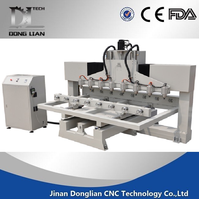 2016 popular cnc router multi head 8 spindles wood cnc router