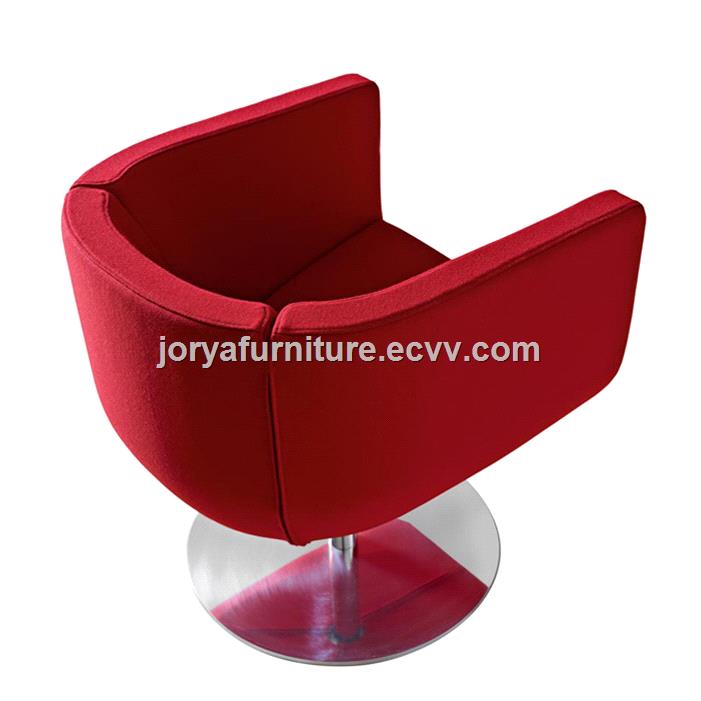 Rotating Sofa Chair Swivel Chair Stainless Steel Leg Single Seat
