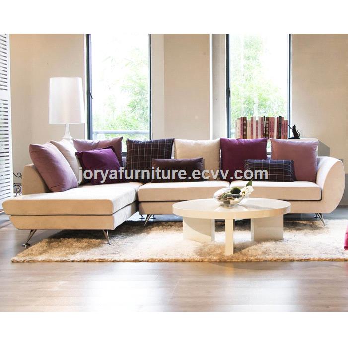 Modern living room L shaped sofa corner leather sofa counch sofa fabric sofa