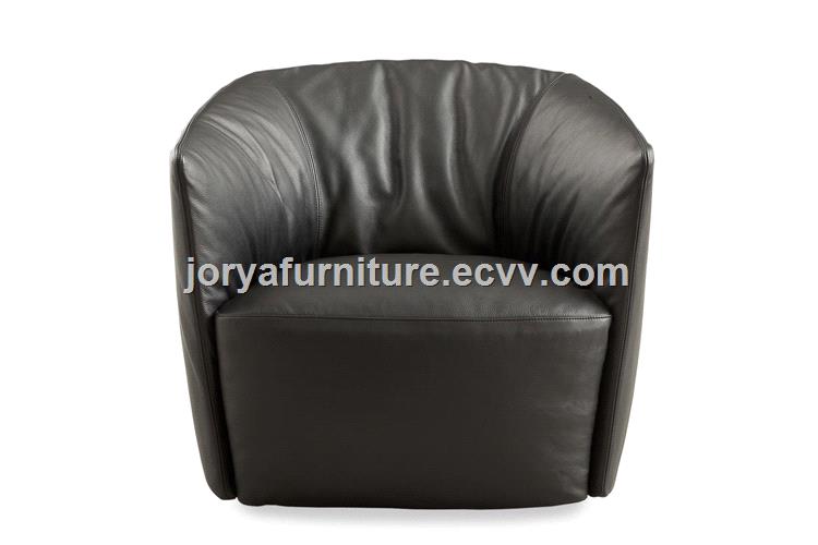 Single seat genuine leather sofa fabric leisure sofa chair personal sofa chair office sofa chair
