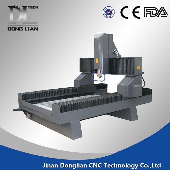 china price stone cnc router machine with heavy duty body and dust cover