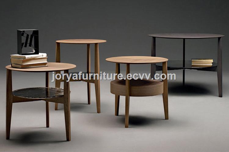 Ash solid wood corner table console table coffee table round tea table