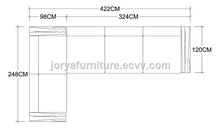 Living room L shaped sofa high quality fabric sofa corner sofa high quality cheap sofa