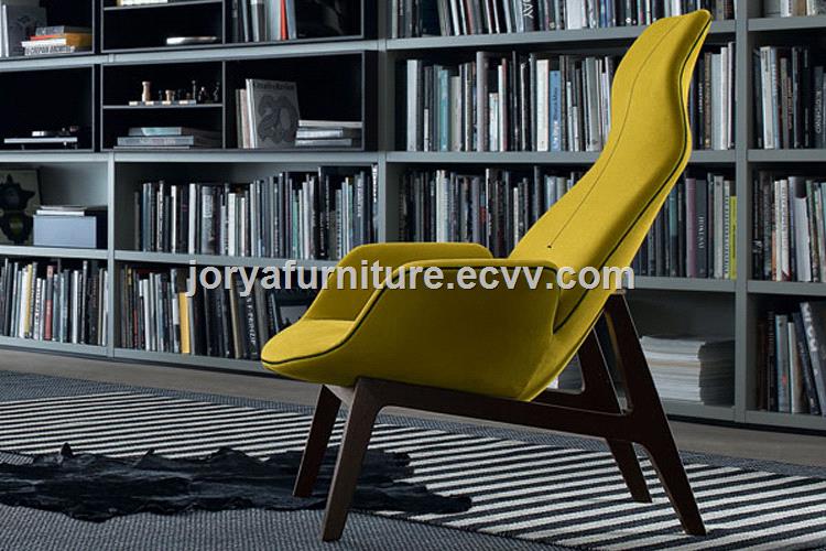 Ventura Lounge armchair Poliform leisure chair modern living room chair wooden armchair hot sale