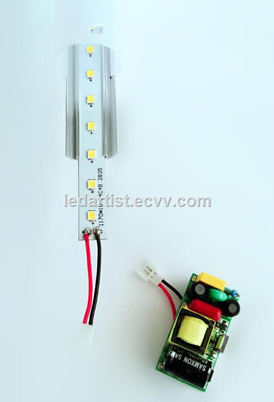 18W 270 degree plastic led tube aluminum slot 130lmw high lumen 3 years warranty TUV CE RoHS passed