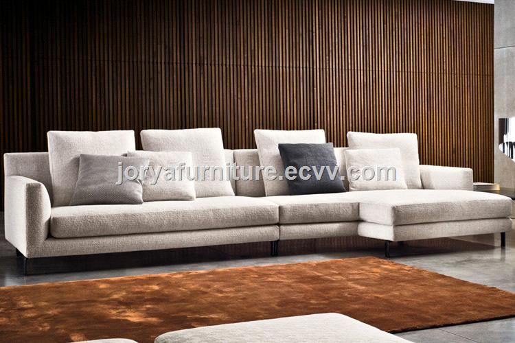 Modern L shaped sofa high quality fabric leisure sofa threeseat sofa couch sofa corner sofa