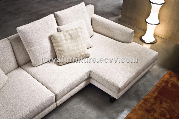 Modern L shaped sofa high quality fabric leisure sofa threeseat sofa couch sofa corner sofa