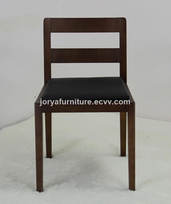 Mordern Solid Wood Dining Chair Leather Seating Dining Chair Desk Chair