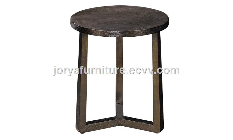 Ash Solid Wood Corner Table Round Tea Table Flower Stand Console Table Coffee Table