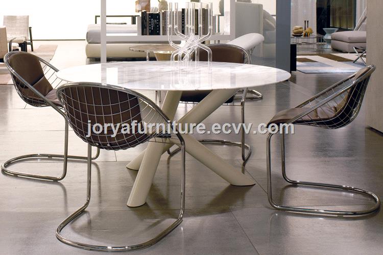 Modern Round Dining Table Portable Folded Dining Table MarbleTempered glassWooden Top tableTable