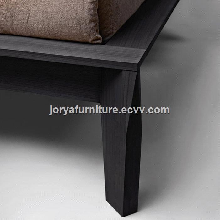 Modern Bedroom Furniture Ash Solid Wood Bed Real Leather Soft Bed High Quality Fabric Soft Bed