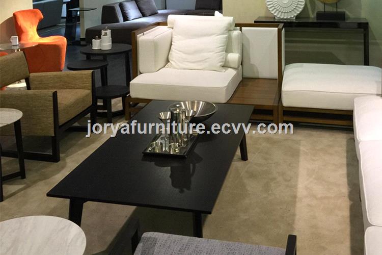 Wooden Tea Table With Ash Solid Wood Leg And Oak Tableboard Coffee Table