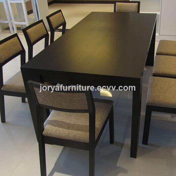 Modern Ash Solid Wood Dining Table Wooden Table Rectangle Shaped Restaurant Table