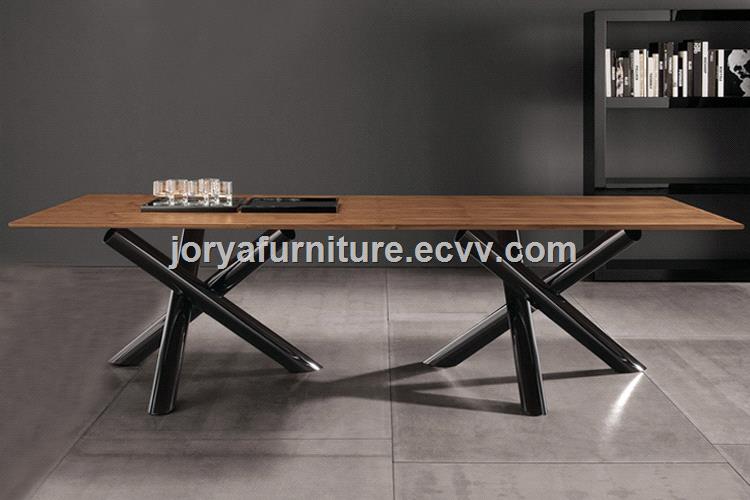 Modern Rectangle Dining Table MarbleTempered glassWooden Top table