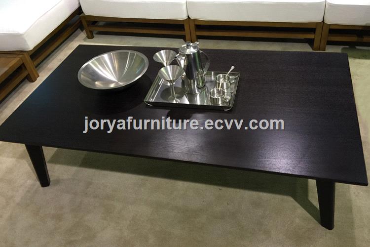 Wooden Tea Table With Ash Solid Wood Leg And Oak Tableboard Coffee Table