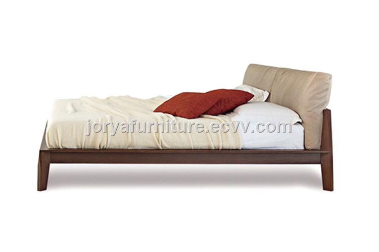 Modern Bedroom Furniture Ash Solid Wood Bed Real Leather Soft Bed High Quality Fabric Soft Bed
