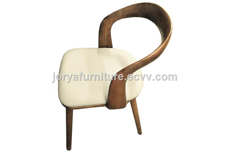 Dining Room U Chair Ash Solid Wood Dining Chair Wooden Leisure Chair
