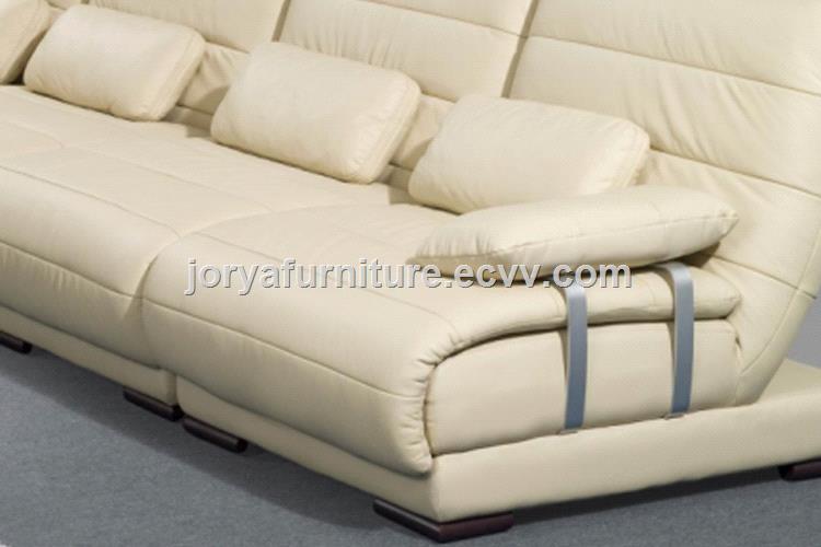 Mordern style leather corner sofa high quality fabric sofa chaise longue L shaped threeseat sofa