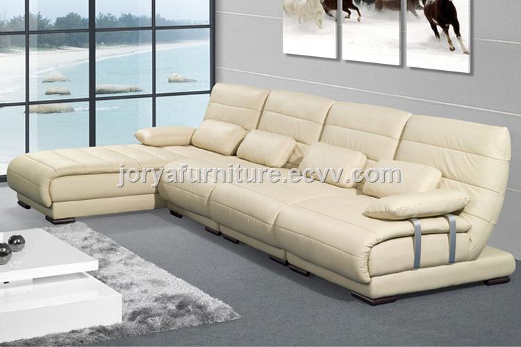 Mordern style leather corner sofa high quality fabric sofa chaise longue L shaped threeseat sofa