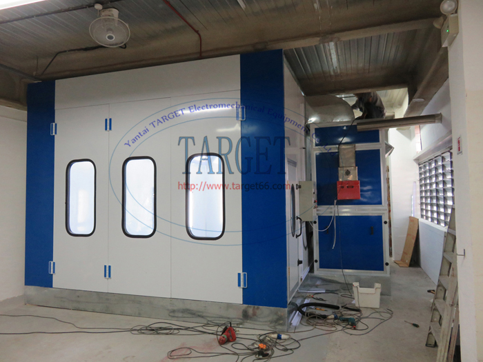 Cheap car paint room auto spray painting booth oven