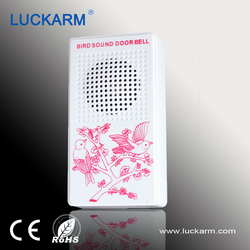 AC power 220V Canary bird sound ABS material Wired intercom DoorBell