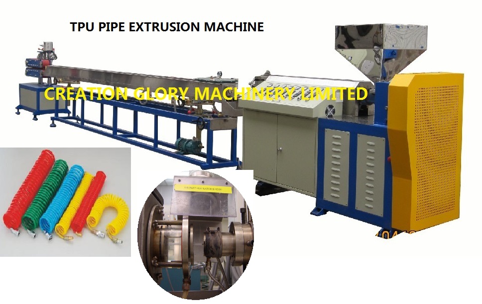 High quality PU hose plastic extrusion production line