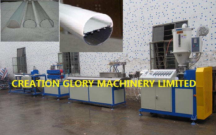High output PMMA pipe plastic extruder machine