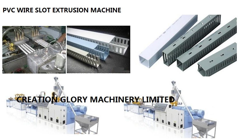 High quality PVC wire slot producing machine