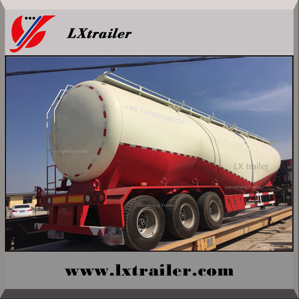 Weichai Diesel Engine 50Tons Bulker Cement Tank Semi Trailer