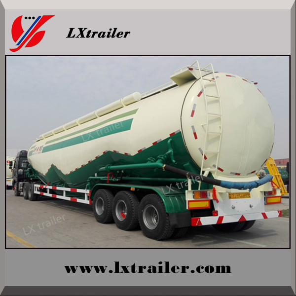 Weichai Diesel Engine 50Tons Bulker Cement Tank Semi Trailer