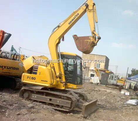 Used Crawler Excavator Komatsu PC607 Hydraulic Track Digger